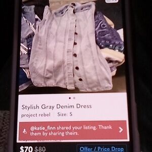 Forever 21 Gray Mini Dress